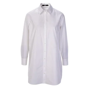 Damska Koszula KARL LAGERFELD IKONIK 2.0 TUNIC 230W1600-100 – Biały - Koszule damskie - miniaturka - grafika 1