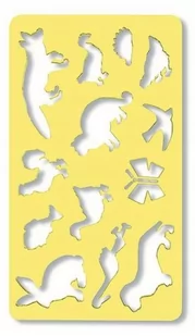 Koh-i-noor SZABLON ZWIERZĘTA LIS 749056 - Linijki, ekierki - miniaturka - grafika 2