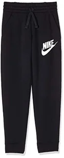 Nike Unisex Dzieci B Nsw Spodnie Club Flc Hbr Spodnie sportowe czarny/czarny/(biały) Small - Spodnie męskie - miniaturka - grafika 1