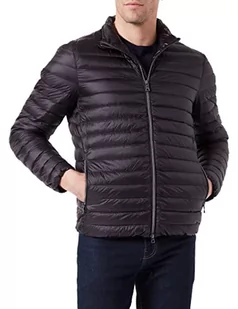 Geox Męska kurtka M Warrens, czarna, 48, czarny, 48 - Kurtki męskie - miniaturka - grafika 1