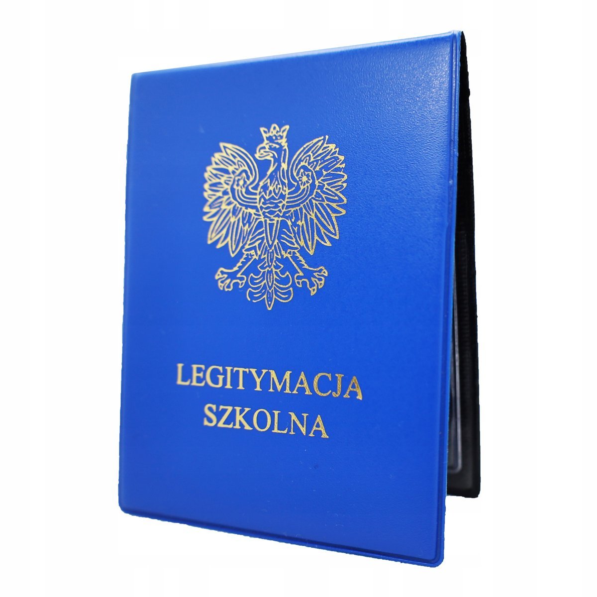 Etui na Legitymację Niebieskie Duże Oprawka Szkolna Stylowa Karty Dokumenty