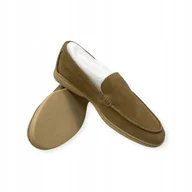 Mokasyny męskie - Mokasyny męskie zamszowe Old Money 45 - miniaturka - grafika 1