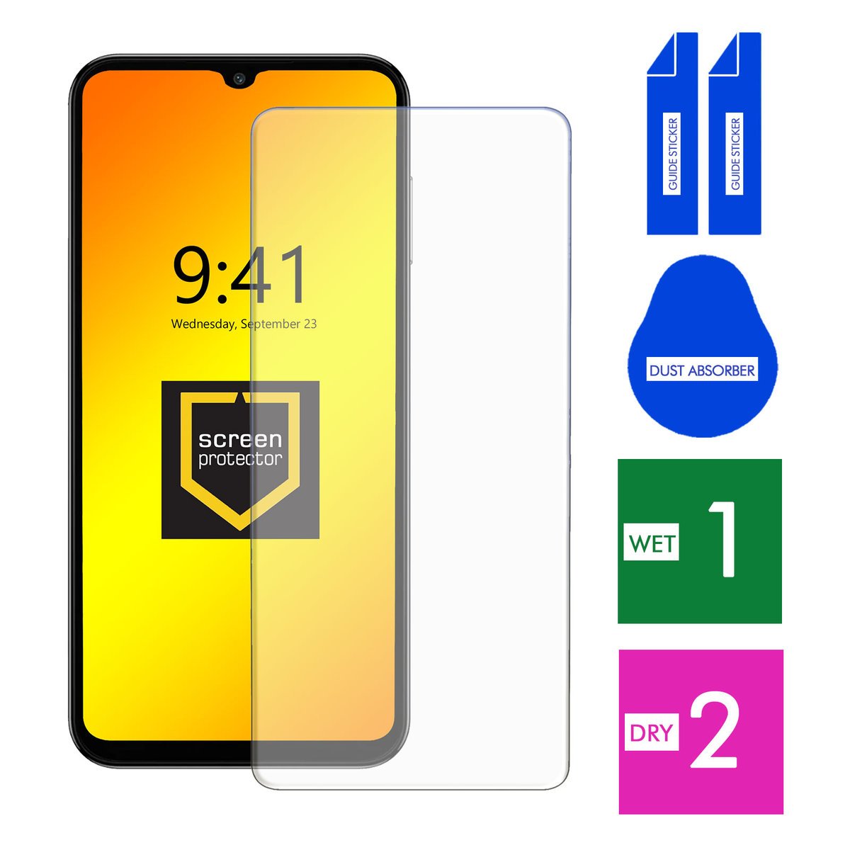 SZKŁO HARTOWANE DO SAMSUNG GALAXY M15 5G SZYBKA 9H OCHRONNE PANCERNE