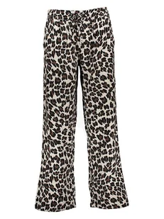 JDY Spodnie w kolorze brązowo-beżowym - Spodnie damskie - miniaturka - grafika 1