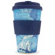 Kubki termiczne - ECOffee Ecoffee Cup + William Morris: acanthus with Deep Blue Silicone 14oz 600 507 - miniaturka - grafika 1