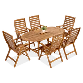 Meble ogrodowe - Zestaw Ogrodowy Drewniany Ak 190Sr/511K - miniaturka - grafika 1