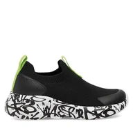 Buty dla dziewczynek - Sneakersy Nelli Blu K22801 Czarny - miniaturka - grafika 1