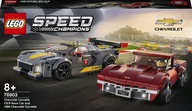 Klocki - LEGO Speed Champions Samochód wyścigowy Chevrolet Corvette C8.R i 1968 Chevrolet Corvette 76903 - miniaturka - grafika 1