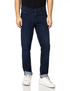 Blend BHJet fit NOOS fit - NOOS męskie spodnie jeansowe Denim Slim Fit, Denim Dark Blue (200292), 32W / 30L - Spodenki męskie - miniaturka - grafika 1