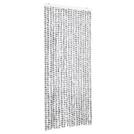 Zasłony - vidaXL Zasłona przeciwsłoneczna jasnoszara i ciemnoszara 56x200 cm szenilowa - miniaturka - grafika 1