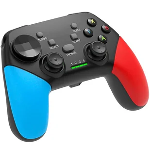 Gamepad Pad bezprzewodowy Bluetooth Alogy kontroler do gier + uchwyt na telefon Android iOS PS3 PS4 PC TV Nintendo Switch Joystick Czarny - Kontrolery gier na PC - miniaturka - grafika 18