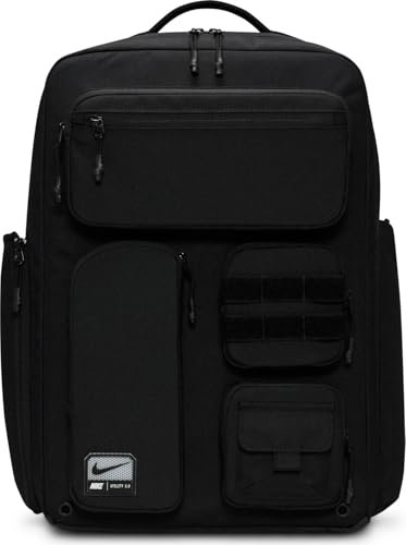 Nike Plecak Utility Elite Backpack - 2.0, czarny/czarny/biały, FN4173-010, MISC, czarny/czarny/bia?y, Einheitsgröße, Odzież sportowa
