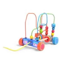 Artyk Auto drewniane Labirynt do ciągnięcia 666254 - Zabawki interaktywne dla dzieci - miniaturka - grafika 1