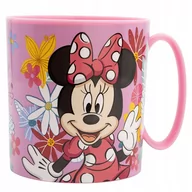 Kubki dla dzieci - MYSZKA MINNIE RÓŻ KUBECZEK KUBEK Z UCHEM 350ML - miniaturka - grafika 1