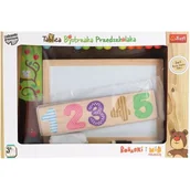 Tablice dla dzieci - Trefl Tablica bystrzaka przedszkolaka. Zabawka drewniana 61401 TREFL - miniaturka - grafika 1