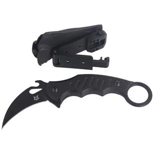 Nóż FOX Karambit Fixed G10 Black, Black Idroglider (FX-598) - Noże - miniaturka - grafika 7
