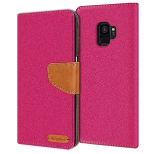 Pokrowiec na telefon komórkowy Samsung Galaxy S9 Etui Wallet Flip Etui ochronne Pokrowiec materiałowy - Etui i futerały do telefonów - miniaturka - grafika 1