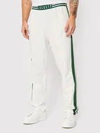 Spodnie sportowe męskie - Lacoste Spodnie dresowe 3H1261 Biały Regular Fit - miniaturka - grafika 1