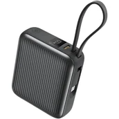 Powerbanki - Energea Integra Mini 35 10000mAh kabel USB-C PD35W Szary - miniaturka - grafika 1