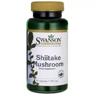 Suplementy naturalne - SWANSON Shiitake Mushroom 500mg, 60kaps. - miniaturka - grafika 1