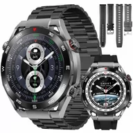 Smartwatch - Artnico KM25 czarny 3 wymienne paski - miniaturka - grafika 1