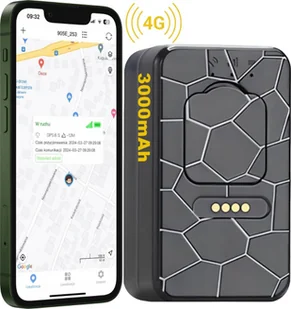Moduł GPS Spreest LOKALIZATOR GPS 4G MINI DO POJAZDÓW ROWERU AUTA MAGNES TRACKER G50S 3000mAh - Akcesoria do nawigacji - miniaturka - grafika 1