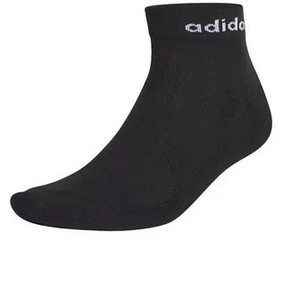 Skarpetki męskie - Skarpety adidas Half-Cushioned Ankle Socks 3 Pairs GE6128 - czarne - grafika 1