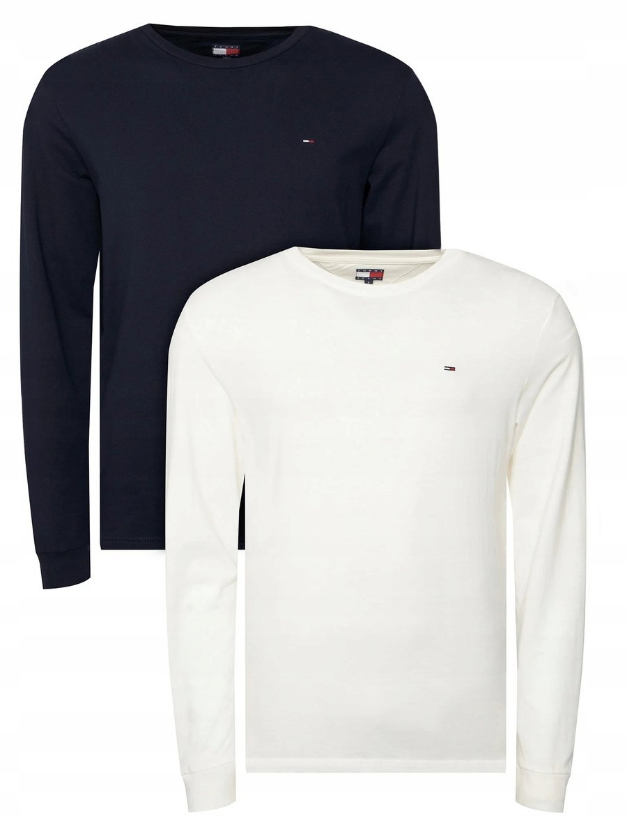 TOMMY JEANS 2-PACK KOSZULKA Z DŁUGIM RĘKAWEM KLASYCZNA Z LOGO XL 7CA