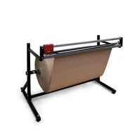 Akcesoria do pakowania - B2B Partner Stojak do cięcia, prosty, poziomy, 1250 mm 600 000173 - miniaturka - grafika 1