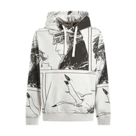 Bluzy męskie - Męska Bluza GUESS CORTO HOODIE SWEATSHIRT M3RQ27KBLZ0-P07U – Biały - miniaturka - grafika 1