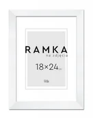 Ramki na zdjęcia - Ramka na zdjęcia 18x24 cm Biała - miniaturka - grafika 1