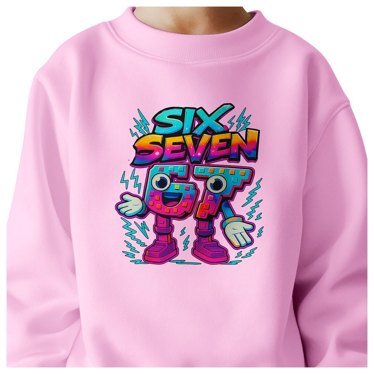 BLUZA DZIECIĘCA 67 SIX SEVEN VIRAL DLA CHŁOPCA DZIEWCZYNKI 134-140