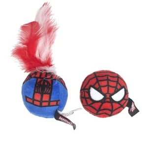 FOR FAN PETS Zabawka dla Kota Spiderman 2 szt - Zabawki dla kotów - miniaturka - grafika 1