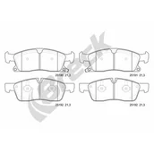 Klocki hamulcowe - Klocki hamulcowe - komplet BRECK 25190 00 551 00 - miniaturka - grafika 1