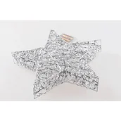 Oświetlenie świąteczne - Dekoracja gwiazda 3D 15 LED 20 x 4 x 20 cm srebrny - miniaturka - grafika 1