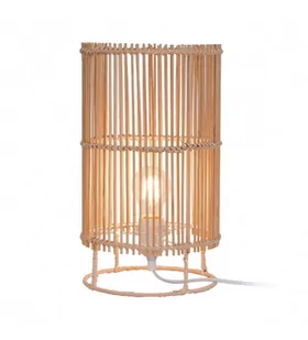 P18224-1T-D20 EDIN LAMPA STOŁOWA NATURAL&BIAŁY - Lampy stojące - miniaturka - grafika 1