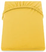 Prześcieradła - DecoKing Prześcieradło Jersey - Amber - Żółty 240x220 cm - miniaturka - grafika 1