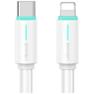 Kable USB - USAMS Kabel USB-C/Lightning 1m SJ735 30W biały/white YU Series SJ735USB02 (US-SJ735) - miniaturka - grafika 1