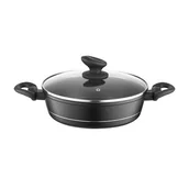 Garnki - Garnek aluminiowy niski Delux 24 cm 2,3 l - miniaturka - grafika 1