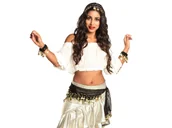 Dodatki do strojów karnawałowych - Zestaw Cyganka dla kobiety - miniaturka - grafika 1