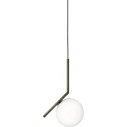 FLOS - IC S1 Lampa Wisząca w Kolorze Chromu - Lampy sufitowe - miniaturka - grafika 1