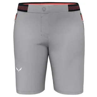 SALEWA Damskie spodnie trekkingowe krótkie Pedroc DST Short - Spodnie damskie - miniaturka - grafika 1