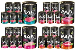 DOLINA NOTECI RAFI Cat Adult Mix smaków 24x400g - Mokra karma dla kotów - miniaturka - grafika 1