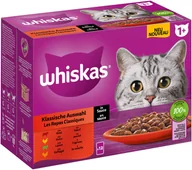 Mokra karma dla kotów - Whiskas 1+ Adult, saszetki, 12 x 85 g - Wybór dań klasycznych w sosie - miniaturka - grafika 1