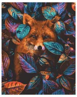 Malowanie po numerach - Twoje Hobby Malowanie po numerach - Lis w liściach 40x50cm - miniaturka - grafika 1