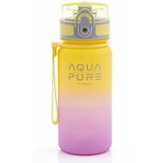 Przybory szkolne - Bidon AQUA PURE yellow/lavender 400ml 511023003 ASTRA - miniaturka - grafika 1