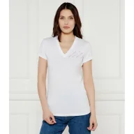 Koszulki i topy damskie - Armani Exchange T-shirt Slim Fit - miniaturka - grafika 1