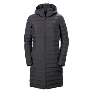 Damski Płaszcz ocieplany HELLY HANSEN W MONO MATERIAL INSULATOR COAT 53506_990 – Czarny - Płaszcze damskie - miniaturka - grafika 1