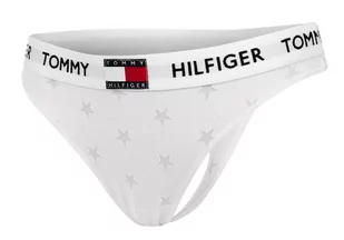 TOMMY  HILFIGER MAJTKI DAMSKIE STRINGI WHITE UW0UW02790 YBR - Rozmiar: XS - Majtki damskie - miniaturka - grafika 1