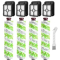 Akcesoria do odkurzaczy - Dhoua Części zamienne do serii Bissell CrossWave Pet Pro 2306A i CrossWave 1785, 4-pak Multi-Surface Pet Pro Brush Rolls + 4 filtry próżniowe 1866, w porównaniu z częścią 1613568 i 161-3568, 1608684 - miniaturka - grafika 1